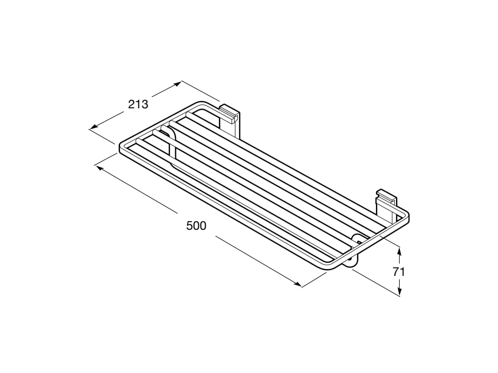 Roca - Portatoallas con toallero Rubik Negro Mate A816848024 - BricoandPool
