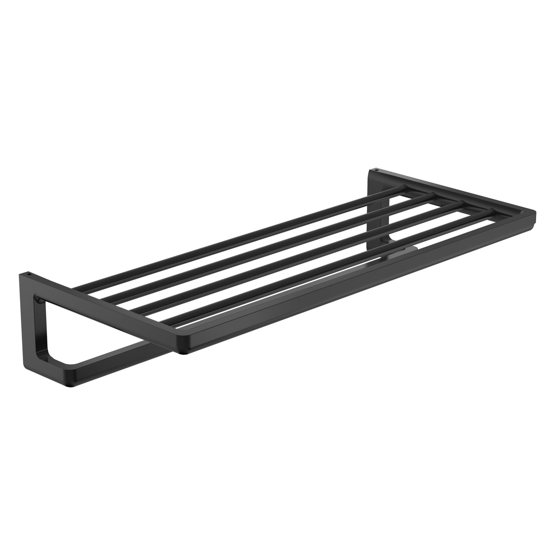 Roca - Portatoallas con toallero Tempo Negro Titanio Cepillado A817032NM0 - BricoandPool