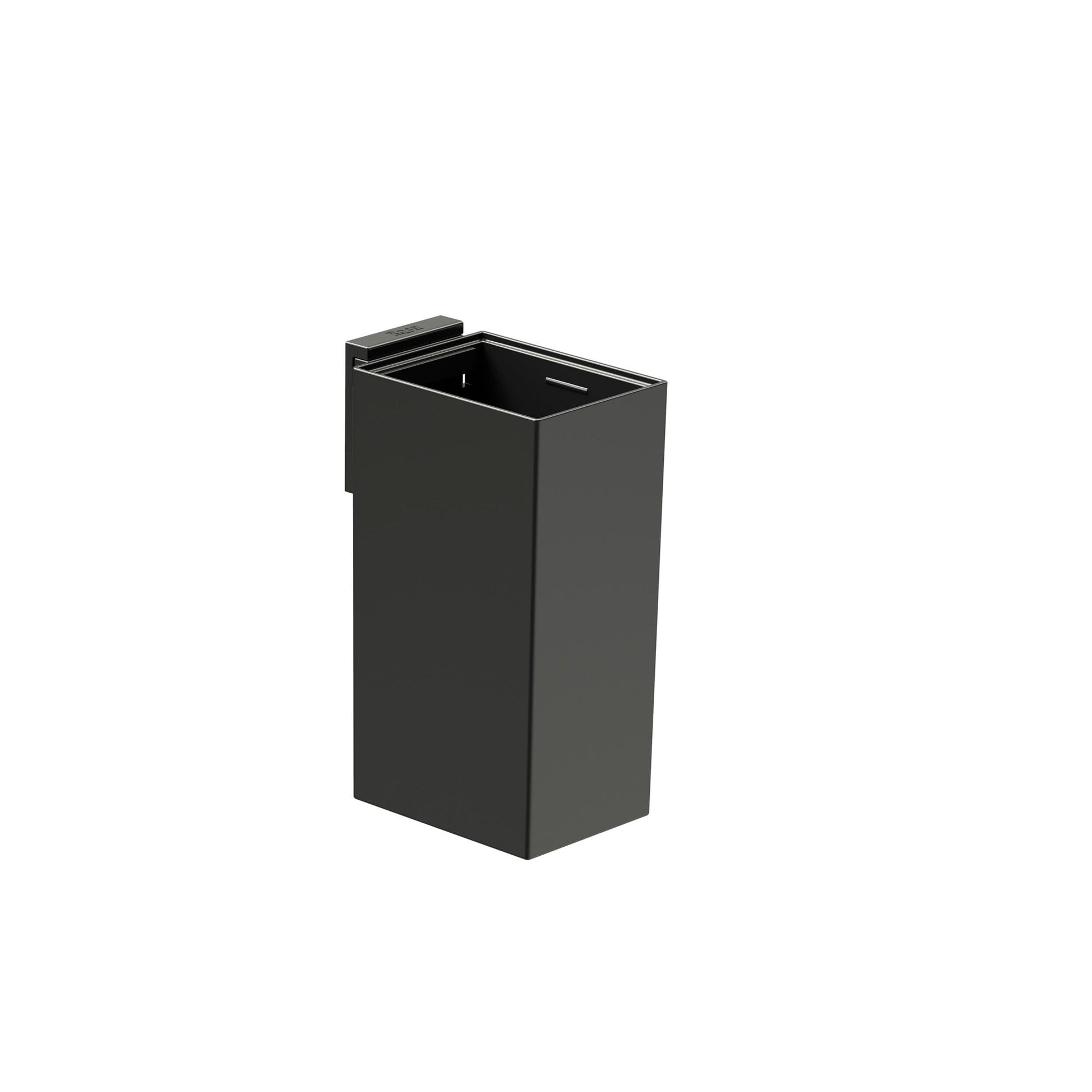 Roca - Portavaso y vaso de pared Rubik Negro Mate A816843024 - BricoandPool