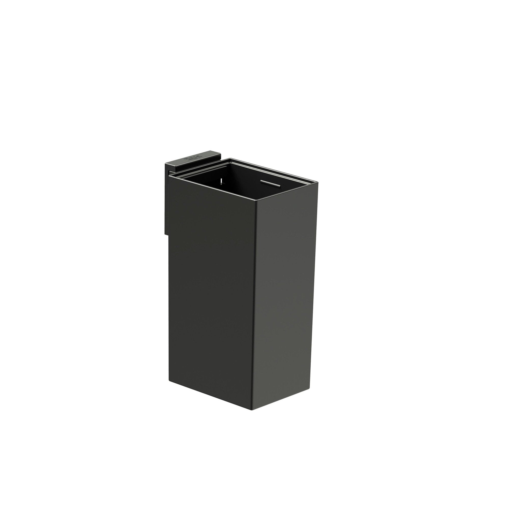 Roca - Portavaso y vaso de pared Rubik Negro Mate A816843024 - BricoandPool