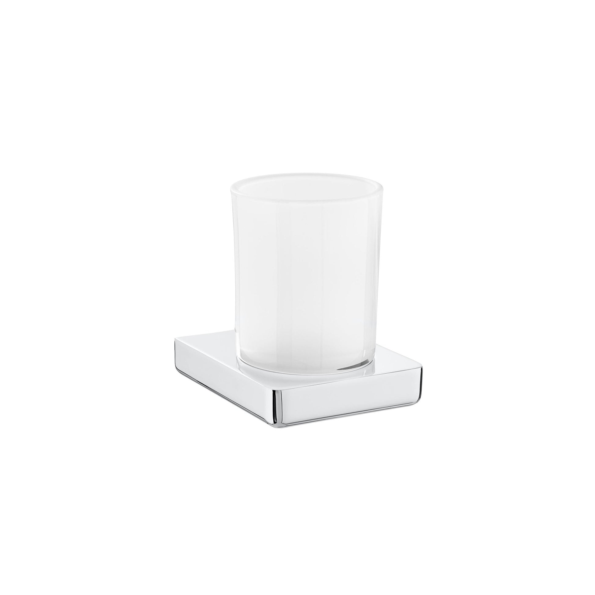 Roca - Portavaso y vaso de pared Tempo Cromado A817021001 - BricoandPool