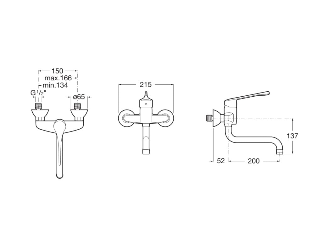 Roca - PRO Mezclador monomando lavabo Movilidad Reducida Victoria A5A7623C00 - BricoandPool
