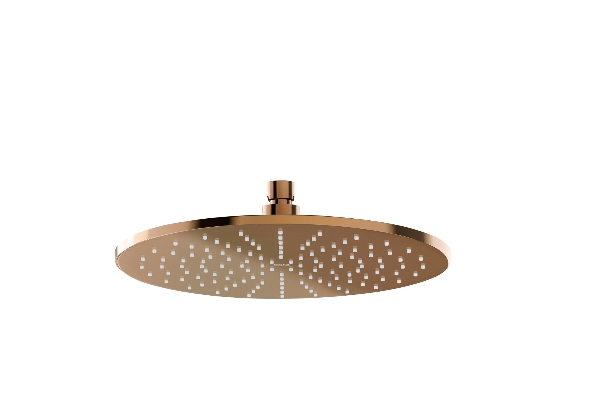 Roca - Raindream rociador circular de pared o techo orientable de latón con 1 función, acabado oro rosado A5B3950RG0. - BricoandPool