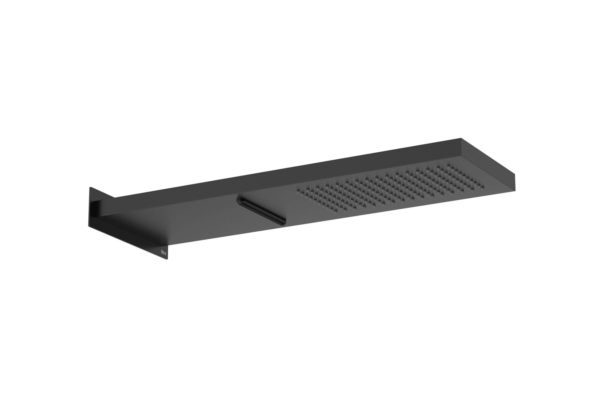 Roca - Raindream rociador de pared de acero inoxidable con 2 funciones, acabado negro mate A5B144ANB0. - BricoandPool