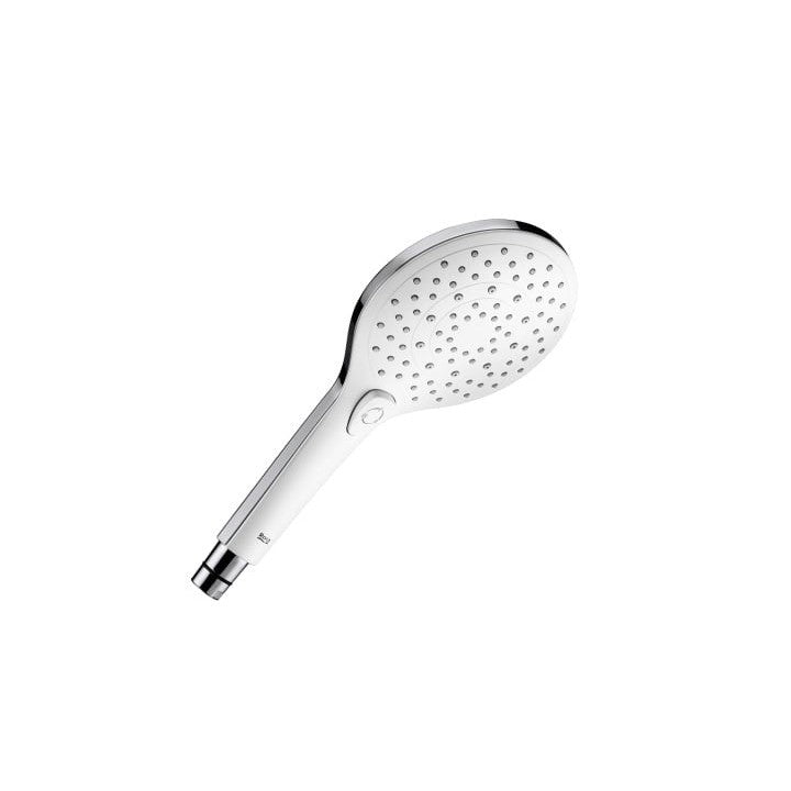 Roca - ROUND - Ducha de mano con 3 funciones. Cromado Blanco Plenum A5B1111CB0 - BricoandPool