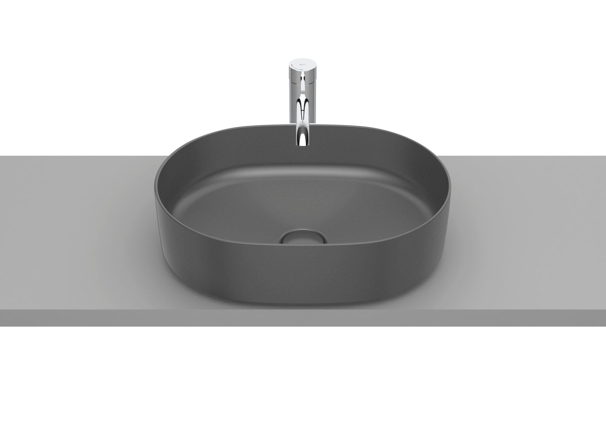 Roca - Round - Lavabo Inspira de Fineceramic® de sobre encimera - BricoandPool