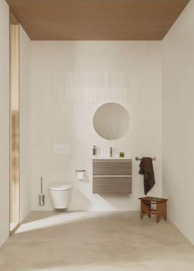 Roca - ROUND - Tapa y asiento para inodoro compacto The Gap A801D20001 - BricoandPool