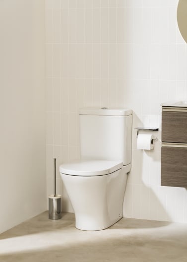 Roca - ROUND - Tapa y asiento para inodoro compacto The Gap A801D22001 - BricoandPool