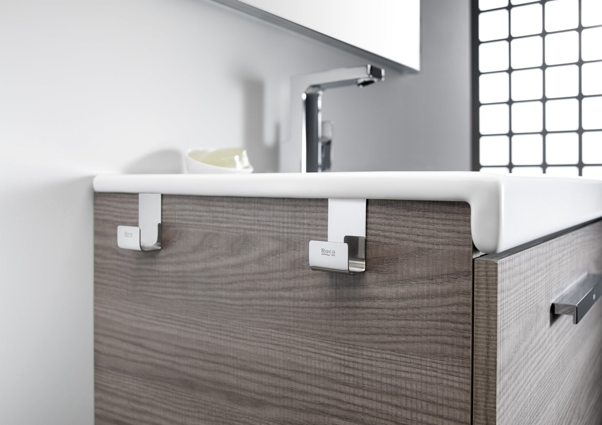 Roca - Set de 2 colgadores para mueble - BricoandPool