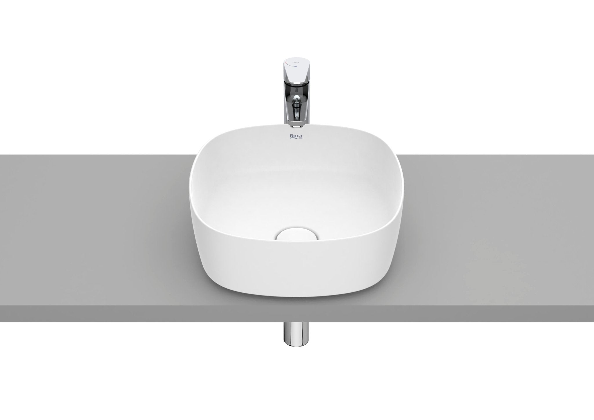 Roca - Soft - Lavabo Inspira de Fineceramic® de sobre encimera - BricoandPool