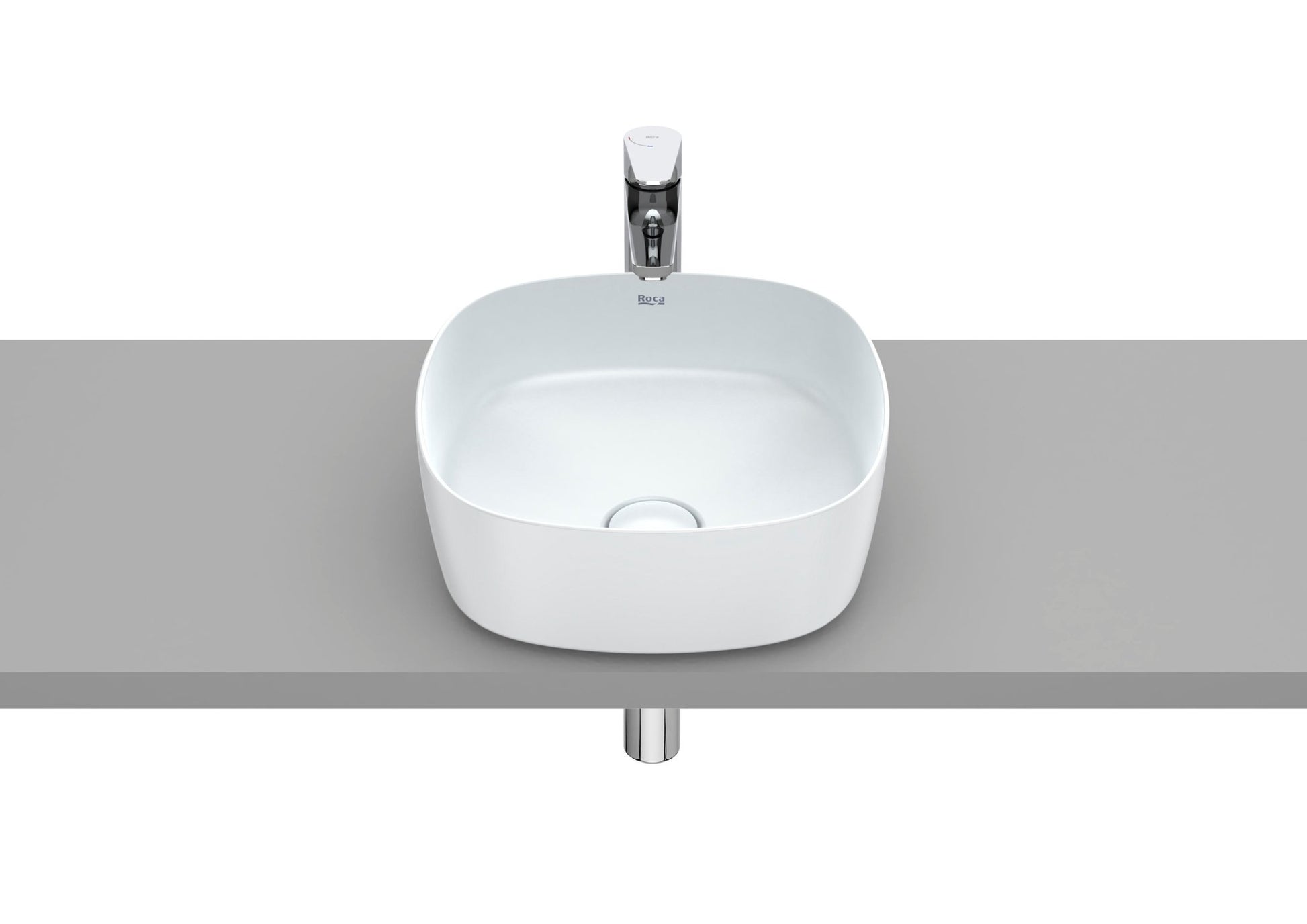Roca - Soft - Lavabo Inspira de Fineceramic® de sobre encimera - BricoandPool