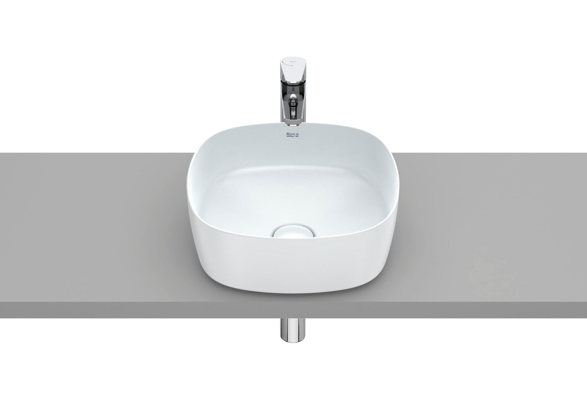 Roca - Soft - Lavabo Inspira de Fineceramic® de sobre encimera - BricoandPool