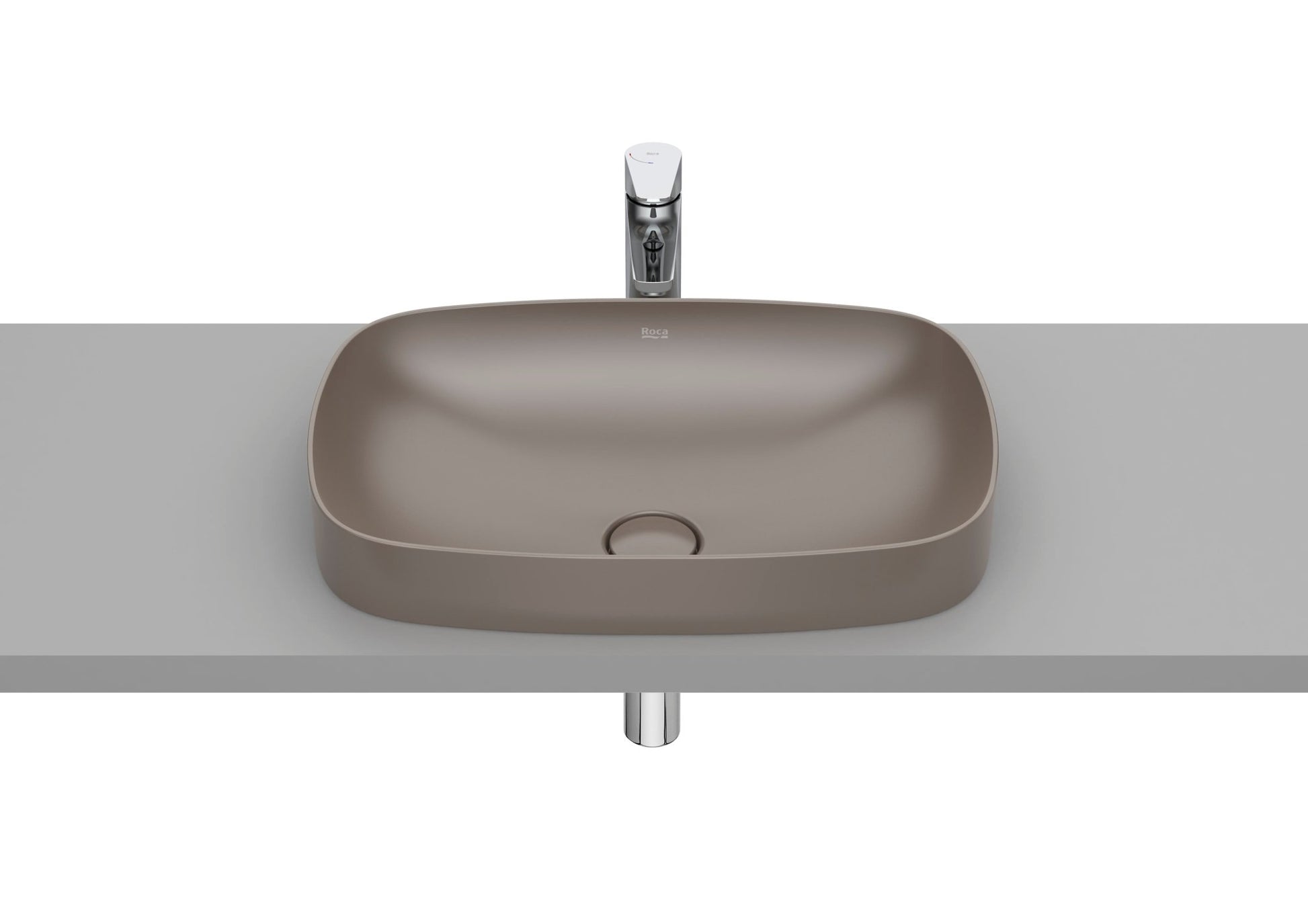 Roca - Soft - Lavabo Inspira de Fineceramic® de sobre encimera - BricoandPool