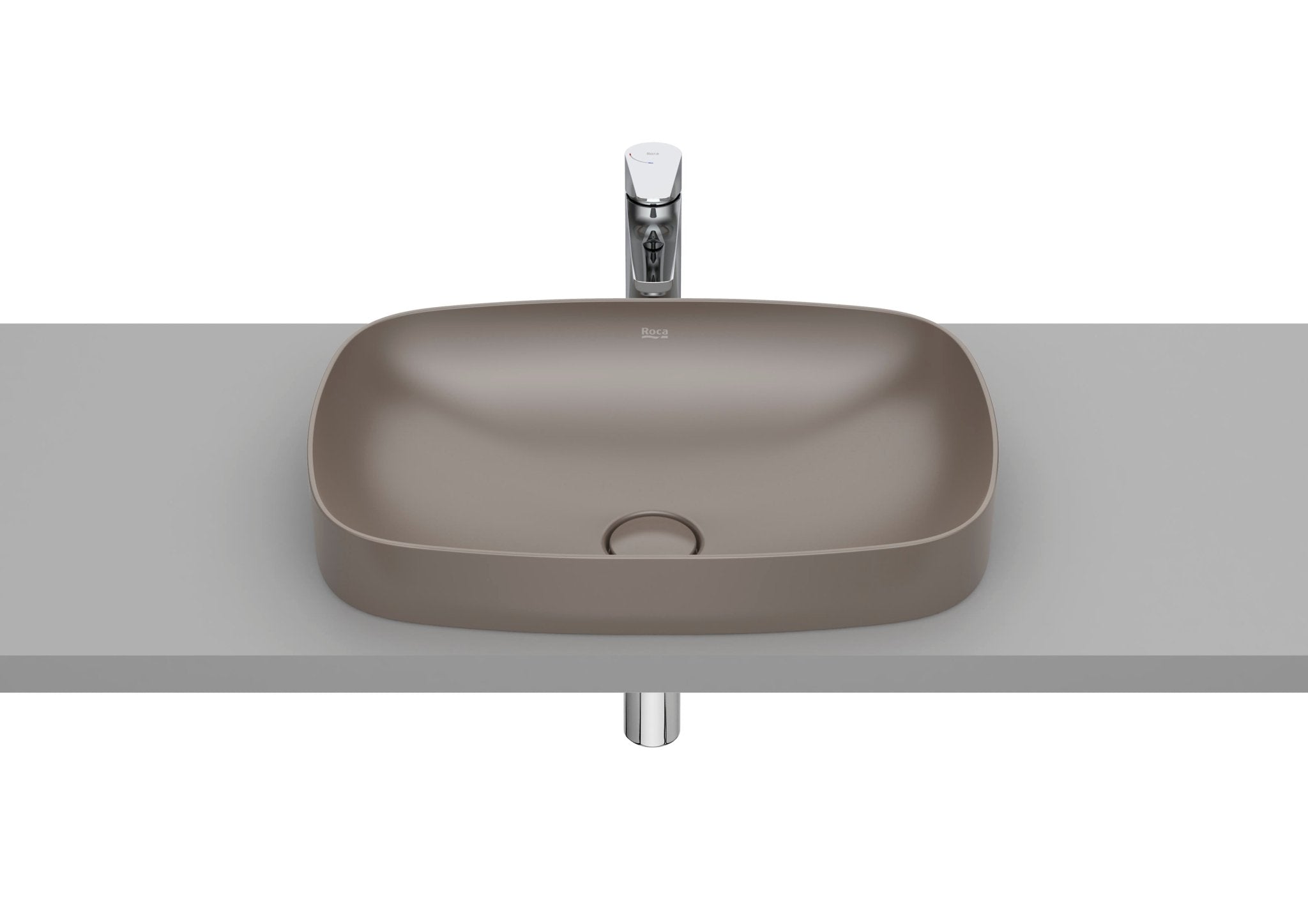 Roca - Soft - Lavabo Inspira de Fineceramic® de sobre encimera - BricoandPool