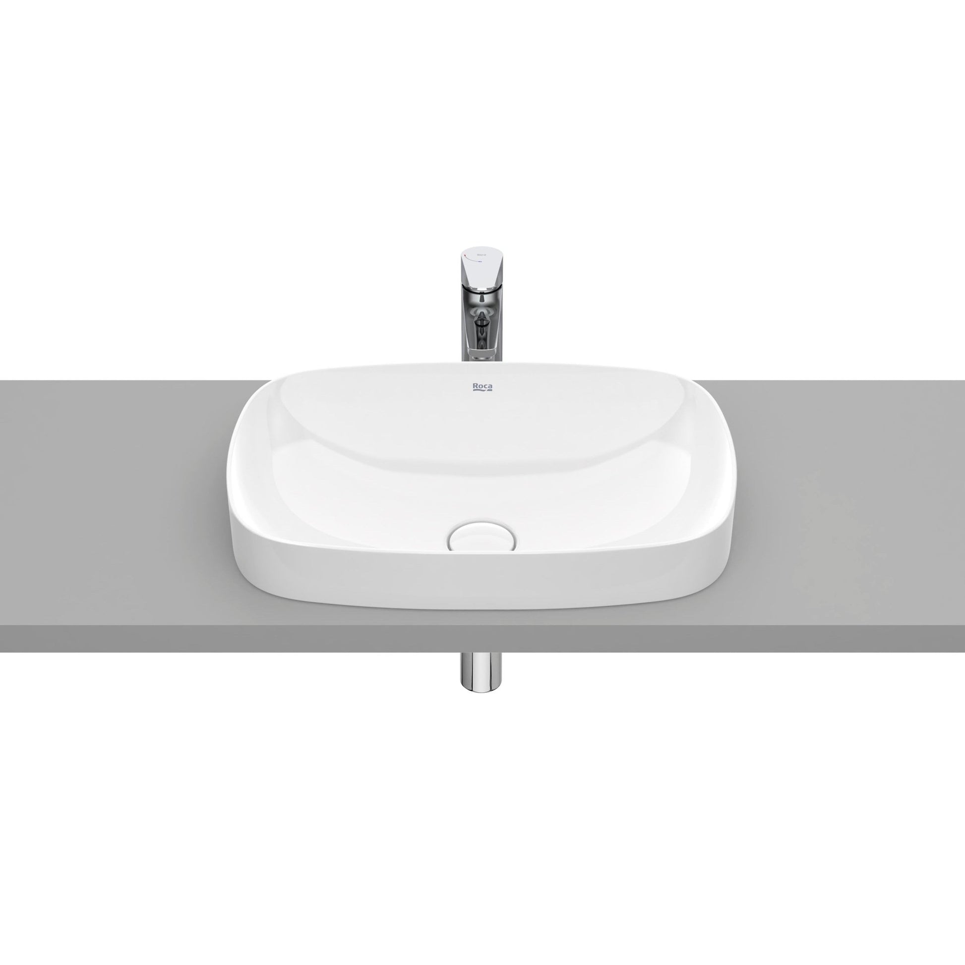 Roca - Soft - Lavabo Inspira de Fineceramic® de sobre encimera - BricoandPool