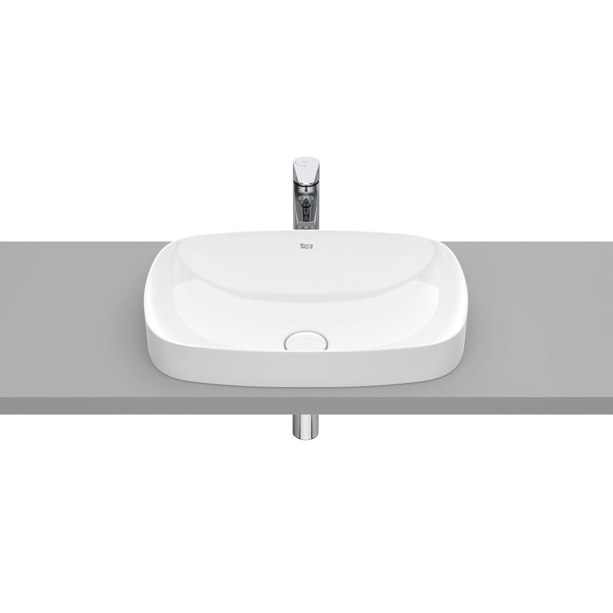 Roca - Soft - Lavabo Inspira de Fineceramic® de sobre encimera - BricoandPool