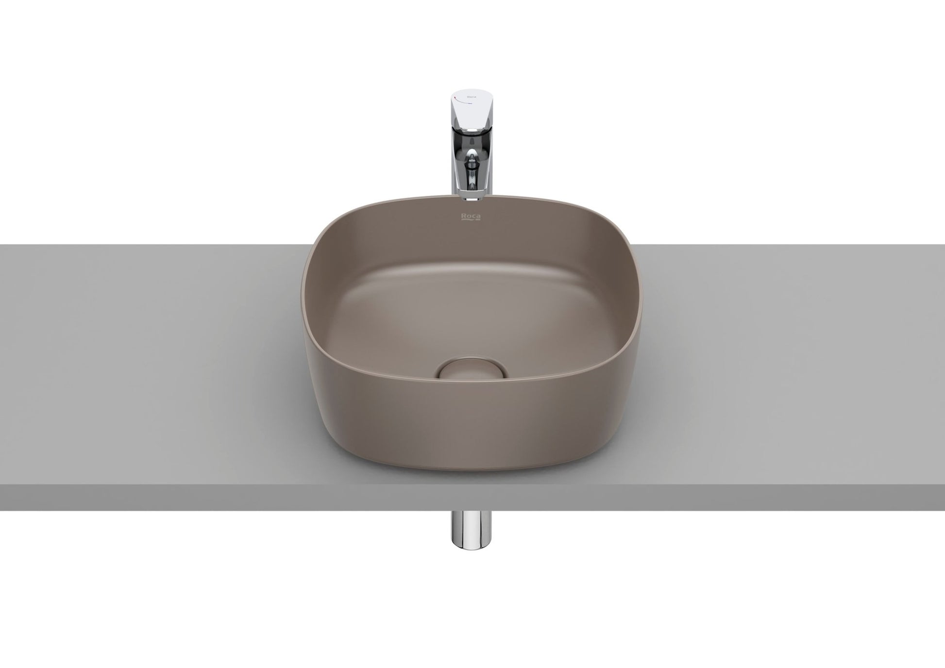 Roca - Soft - Lavabo Inspira de Fineceramic® de sobre encimera - BricoandPool