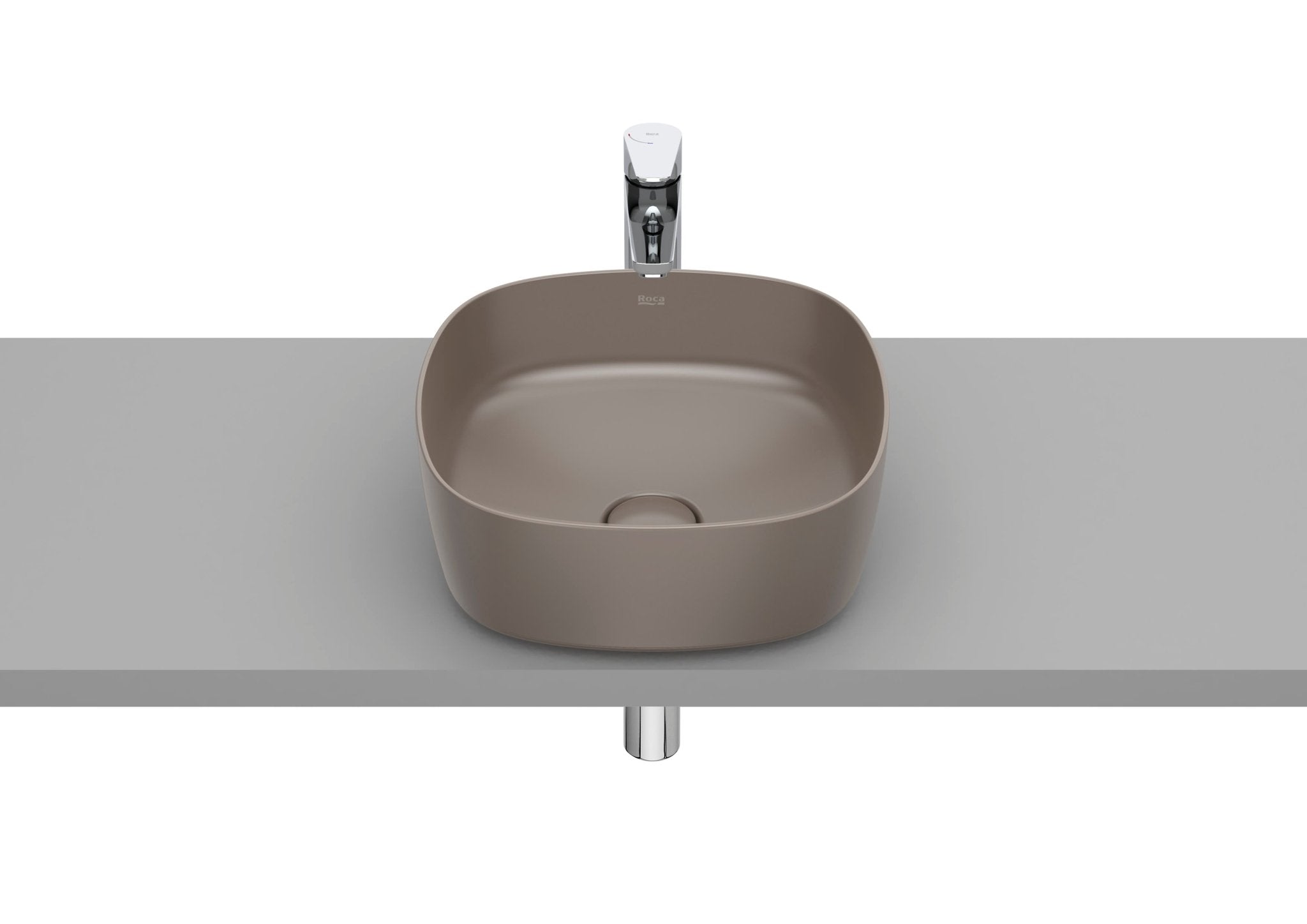 Roca - Soft - Lavabo Inspira de Fineceramic® de sobre encimera - BricoandPool
