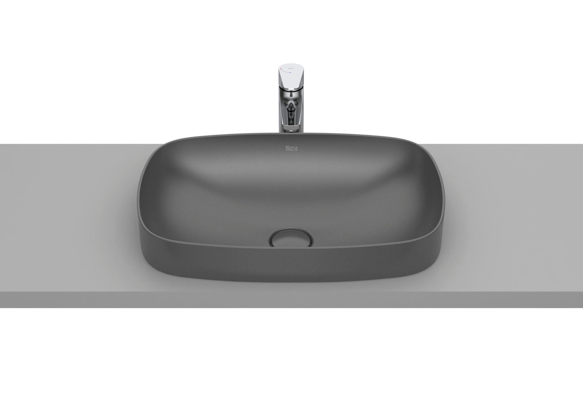 Roca - Soft - Lavabo Inspira de Fineceramic® de sobre encimera - BricoandPool