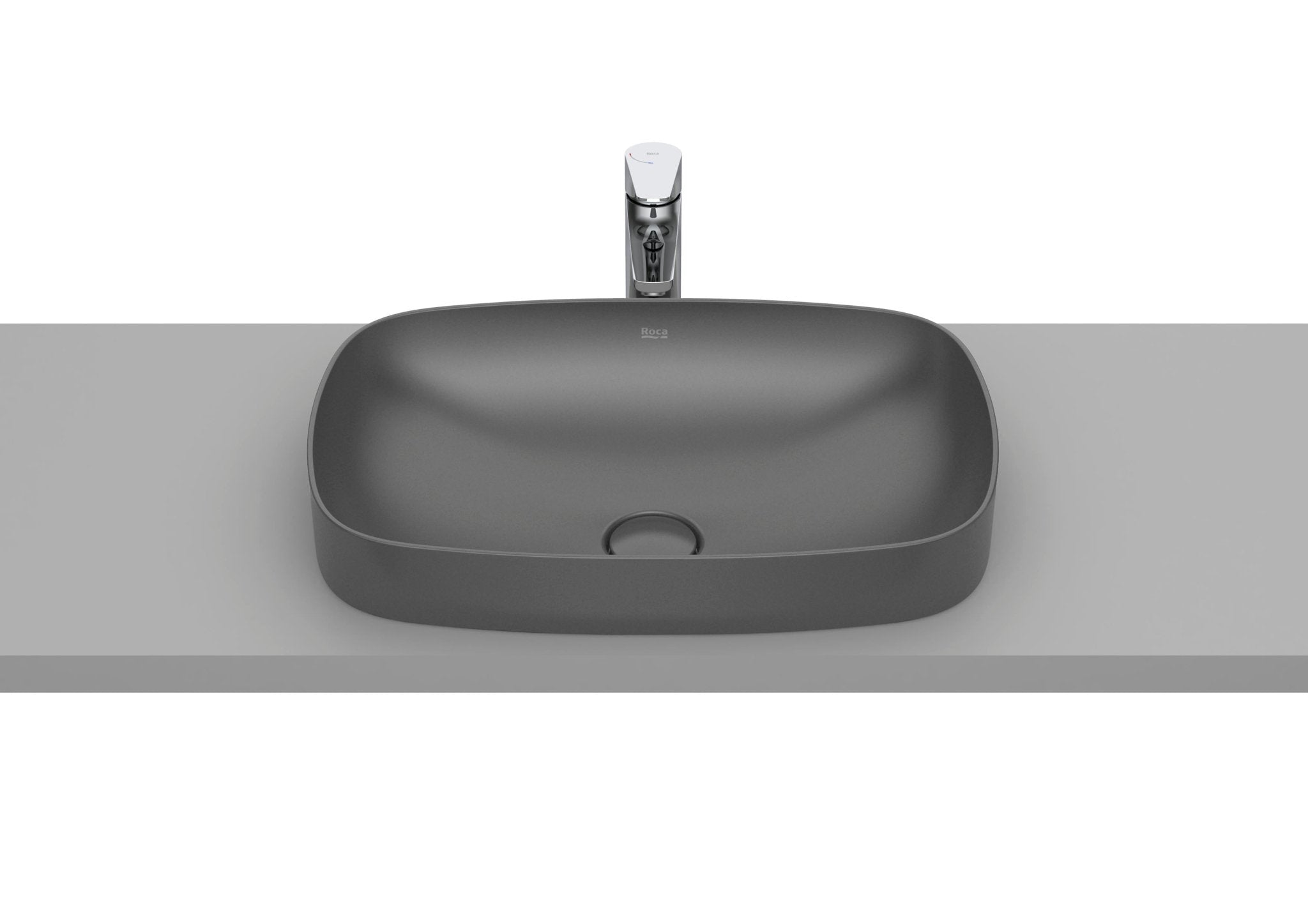 Roca - Soft - Lavabo Inspira de Fineceramic® de sobre encimera - BricoandPool