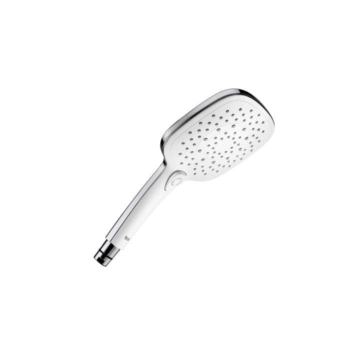 Roca - SQUARE - Ducha de mano de 3 funciones. Cromado Blanco Plenum A5B1110CB0 - BricoandPool