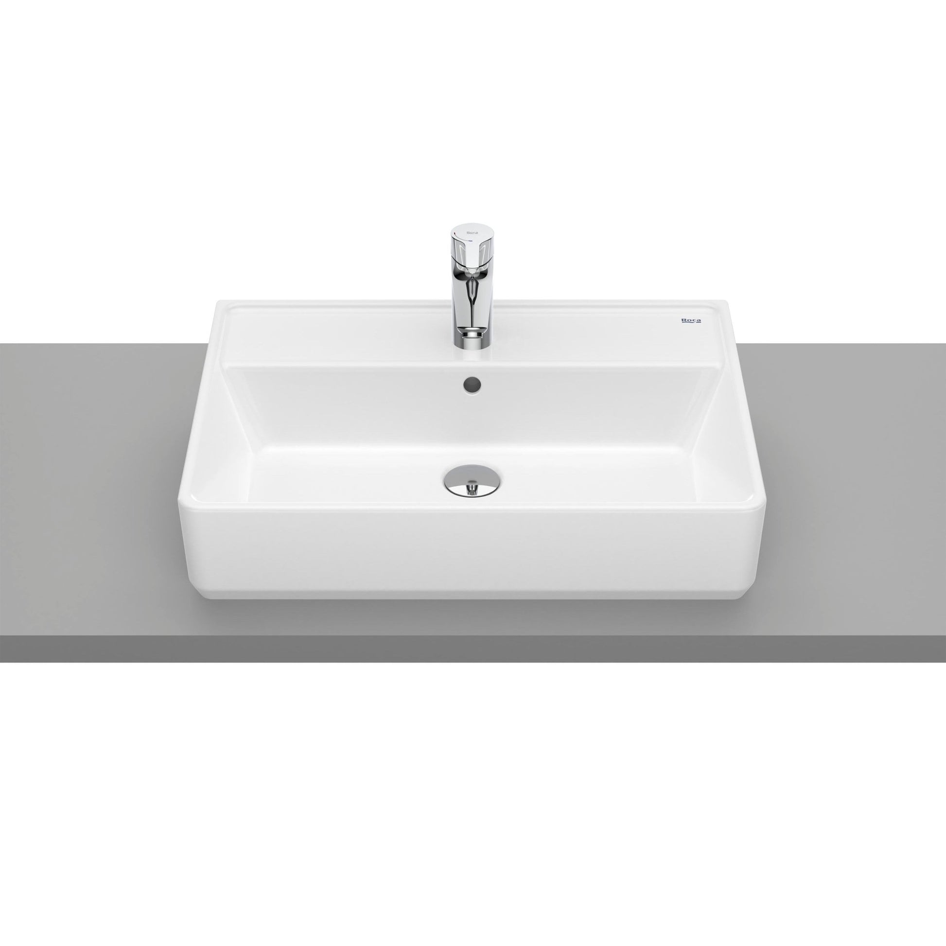 Roca - Square Lavabo de sobre encimera The Gap - BricoandPool