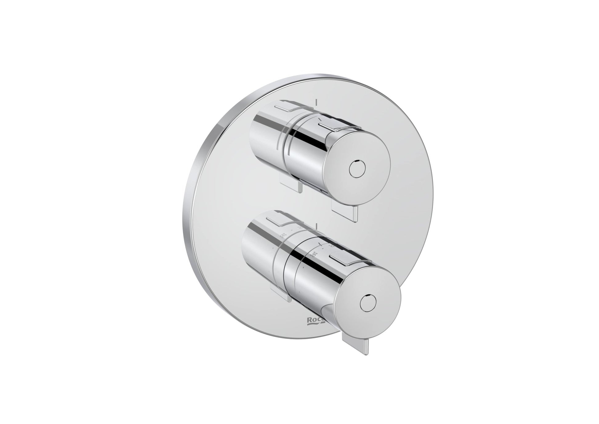 Roca - T - 500 grifería termostática empotrable para ducha, cromado A5A2P18C00. - BricoandPool