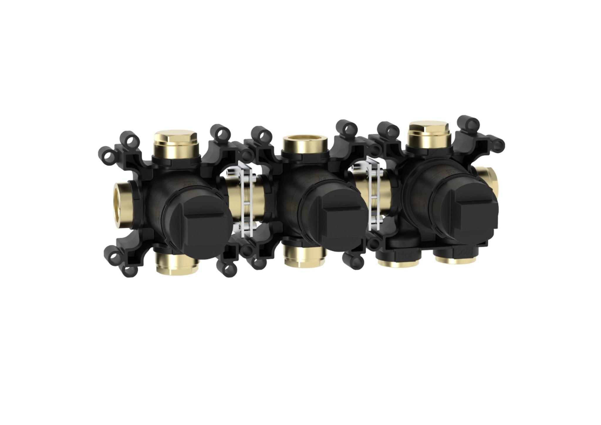 Roca - T - Multi Switch cuerpo empotrable para grifería de baño - ducha de 2 vías, acabado cromado A5E704AC00. - BricoandPool