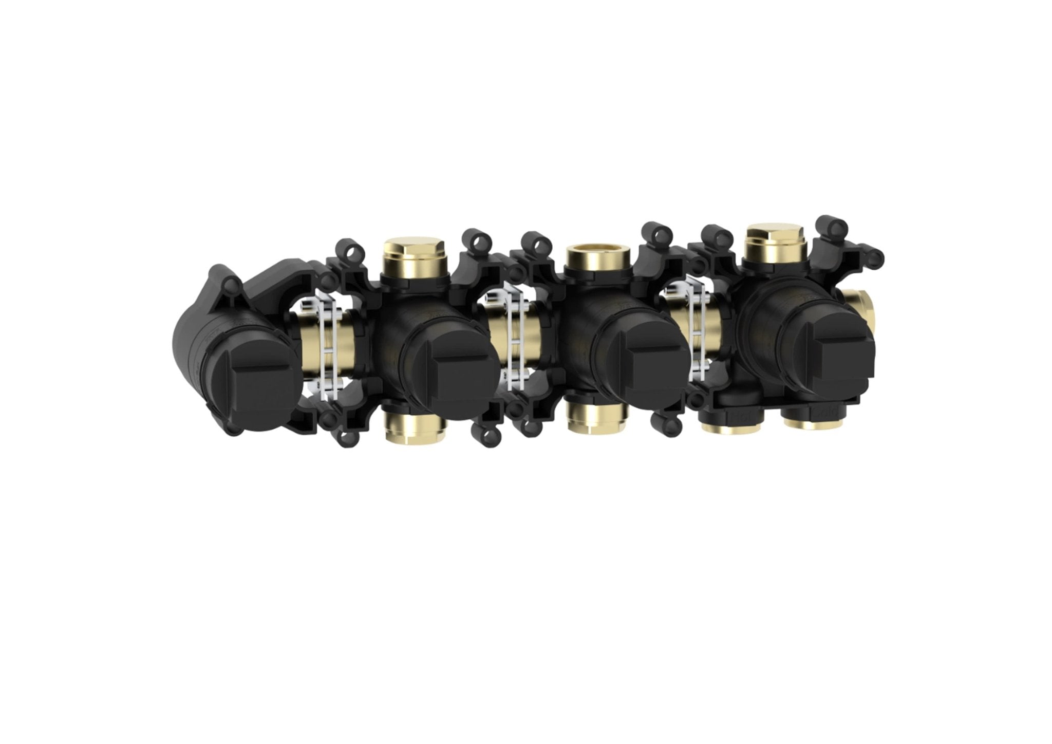 Roca - T - Multi Switch cuerpo empotrable para grifería de baño - ducha de 2 vías, acabado cromado A5E714AC00. - BricoandPool