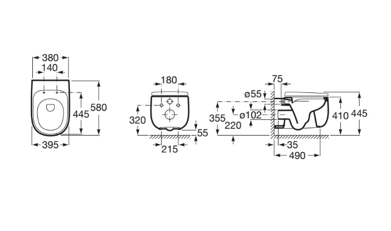Roca - Tapa Beyond de Supralit® para bidé con caída amortiguada - BricoandPool