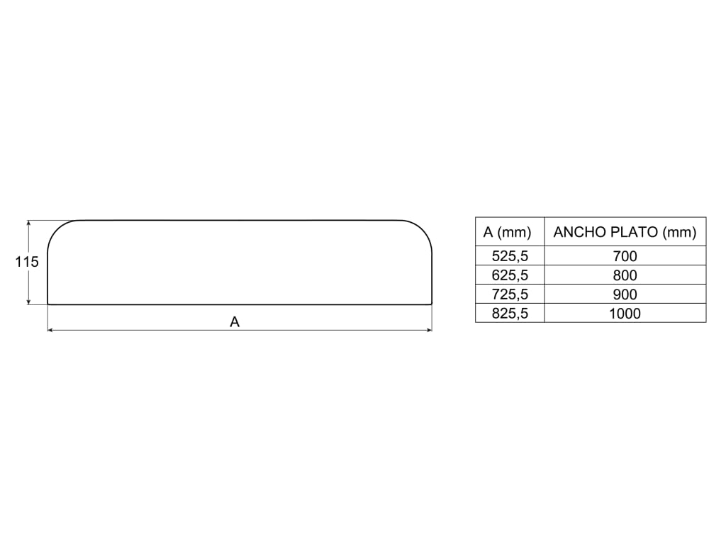 Roca - Tapa de Stonex® Aquos para plato de ducha - BricoandPool