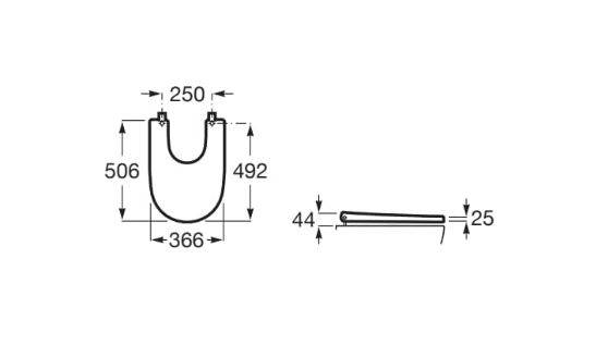 Roca - Tapa Ona de Supralit® para bidé - BricoandPool