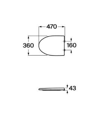 Roca - Tapa y asiento America A801490004 - BricoandPool