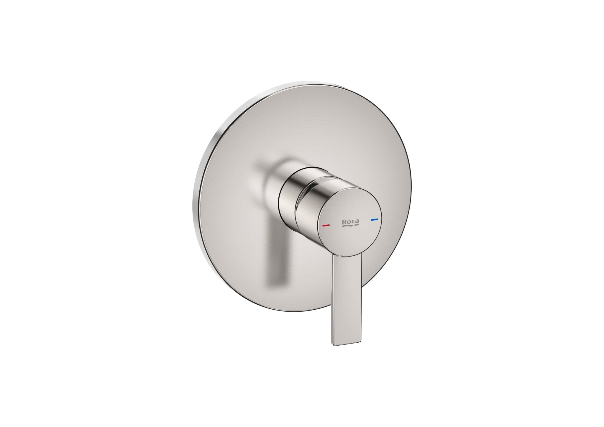 Roca - Targa grifería empotrable para ducha (1 vía), acabado acero inoxidable A5A2B5FSM0. - BricoandPool