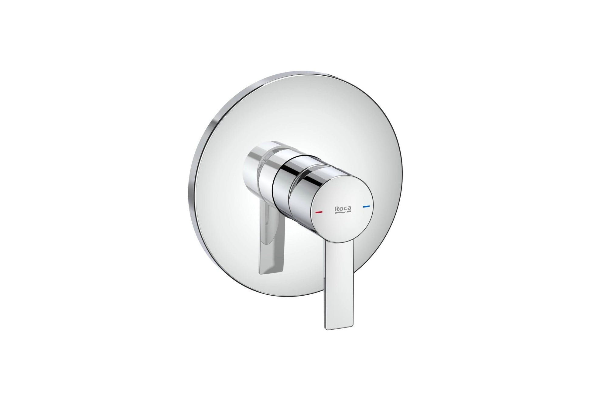 Roca - Targa grifería empotrable para ducha (1 vía), cromado A5A2B5FC00. - BricoandPool