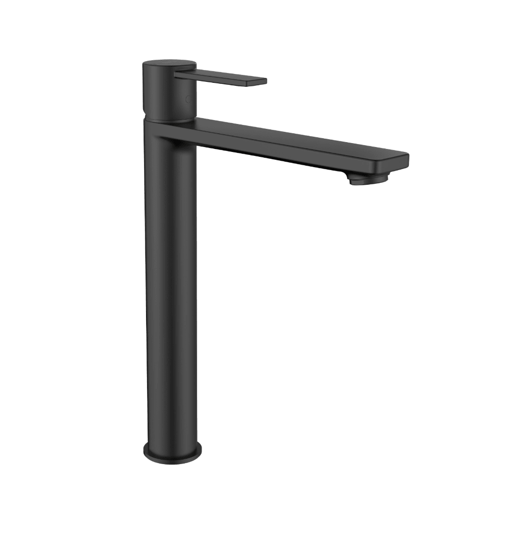 Roca - Targa grifería monomando de lavabo negro mate A5A345FNB0 - BricoandPool