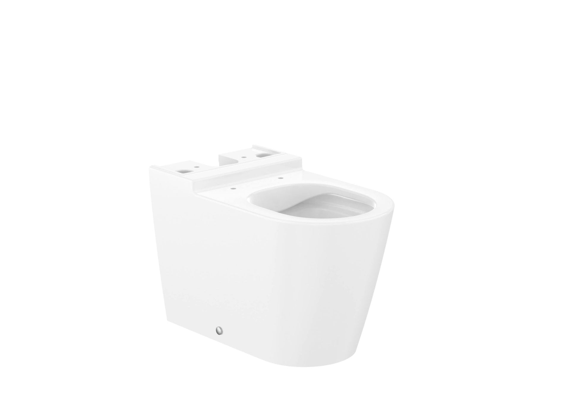 Roca - Taza Inspira Round Rimless® con salida dual para inodoro de tanque bajo - BricoandPool