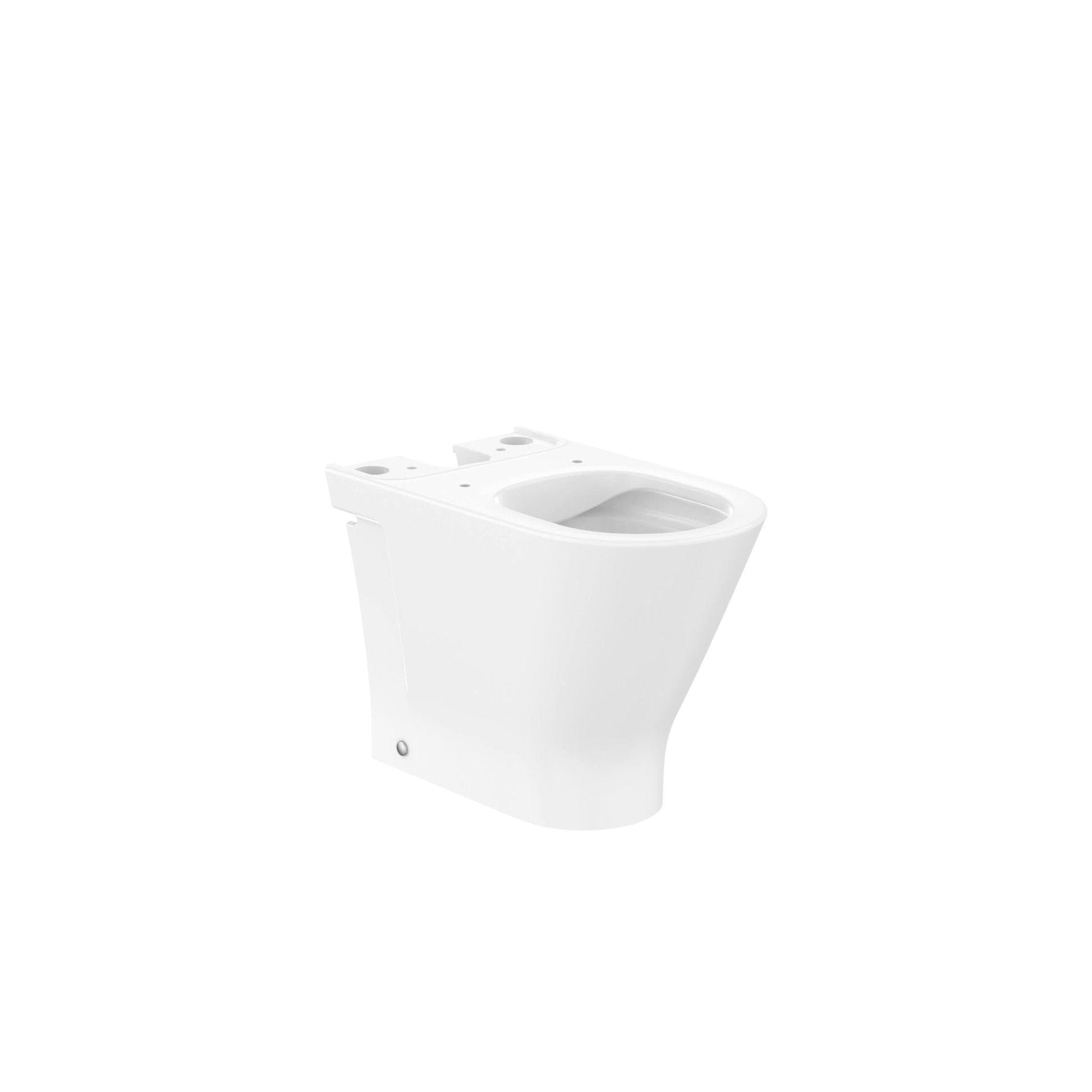 Roca - Taza The Gap Round Rimless para inodoro de tanque bajo - BricoandPool