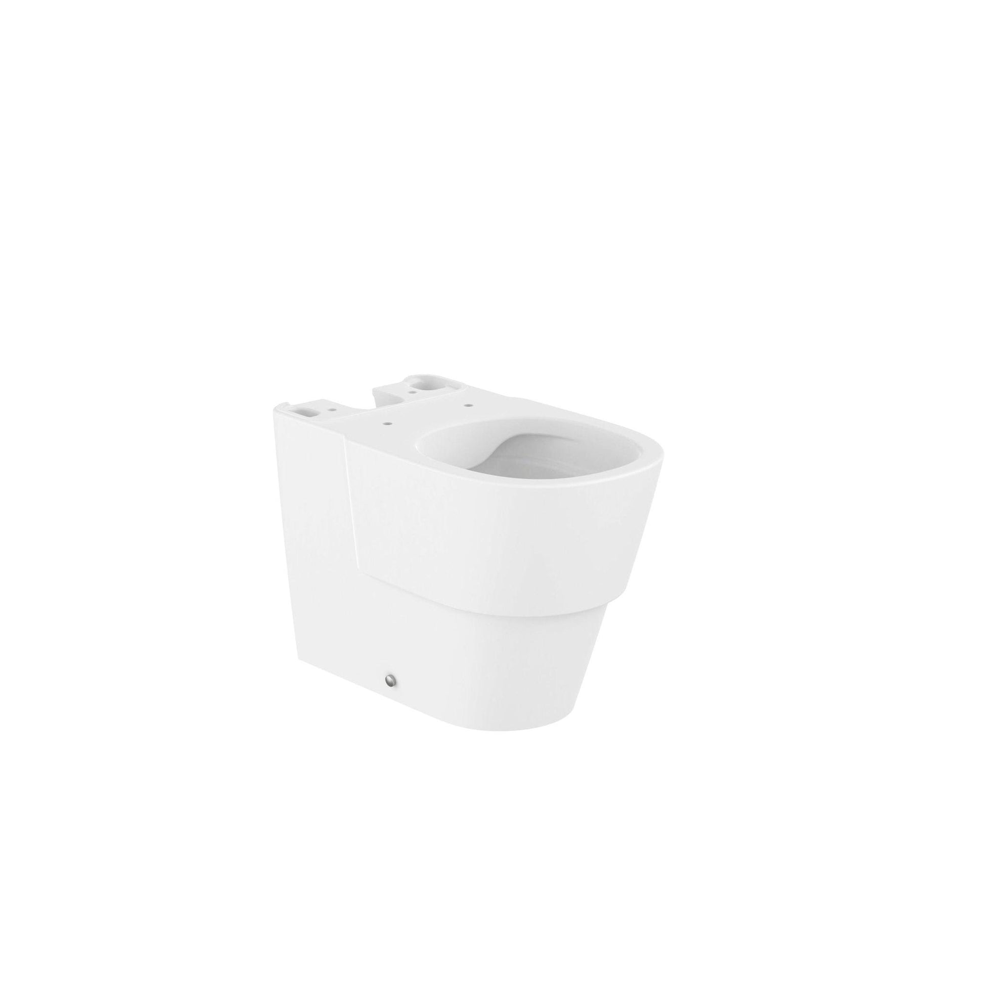 Roca - Taza Tura Rimless adosada a pared con salida dual para inodoro de tanque bajo - BricoandPool