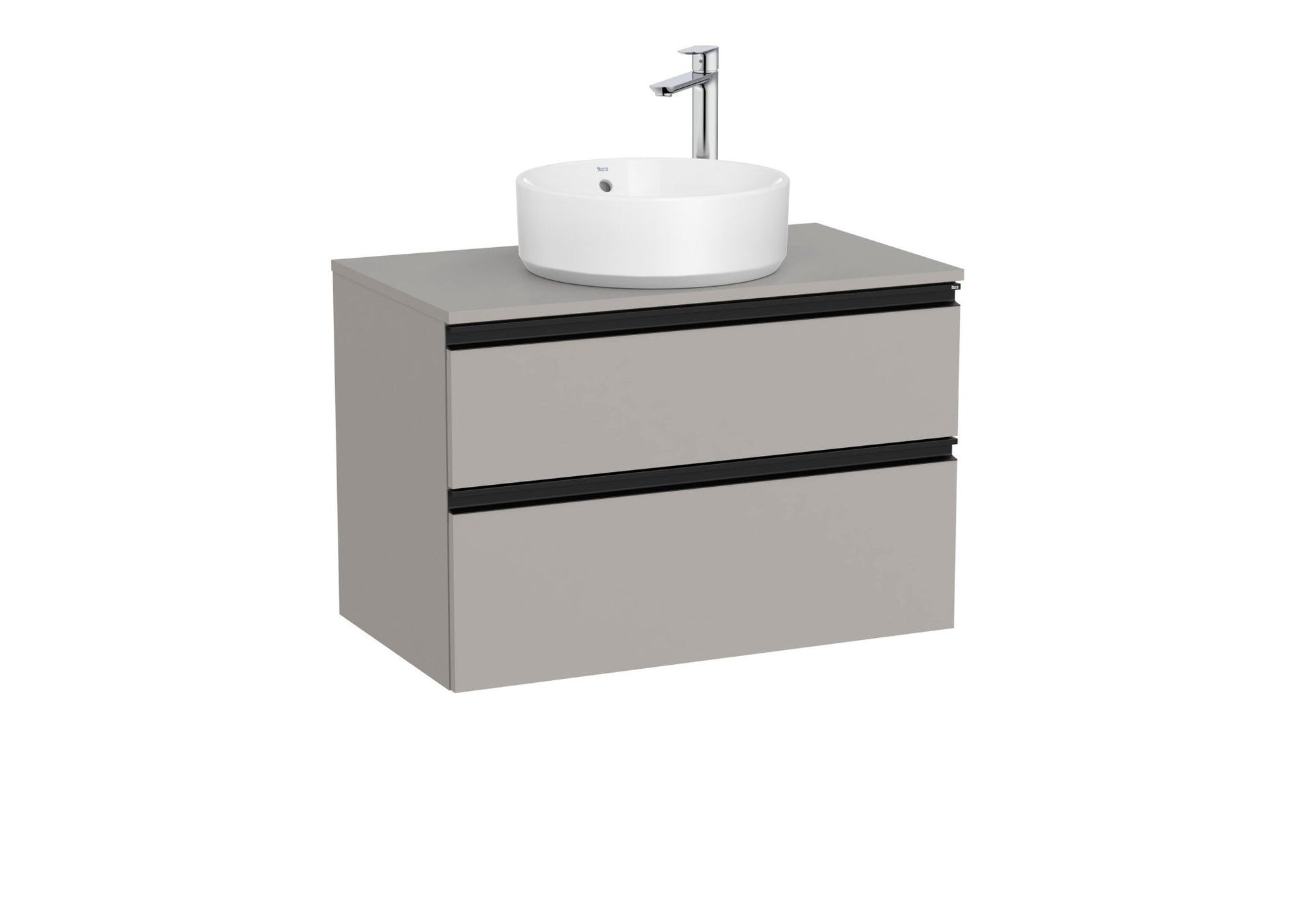 Roca - The Gap Mueble base de dos cajones para lavabo de sobre encimera - BricoandPool