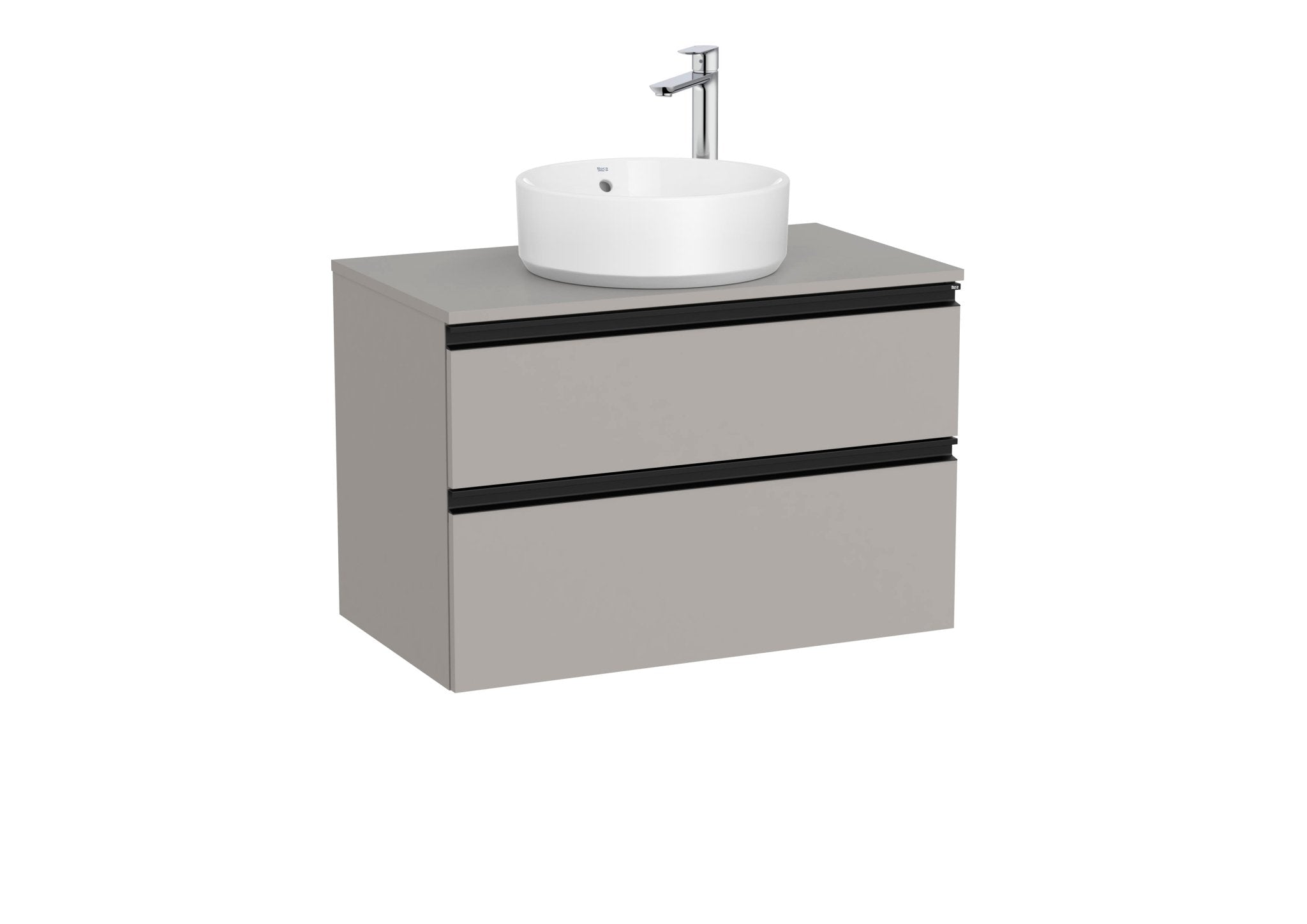 Roca - The Gap Mueble base de dos cajones para lavabo de sobre encimera - BricoandPool
