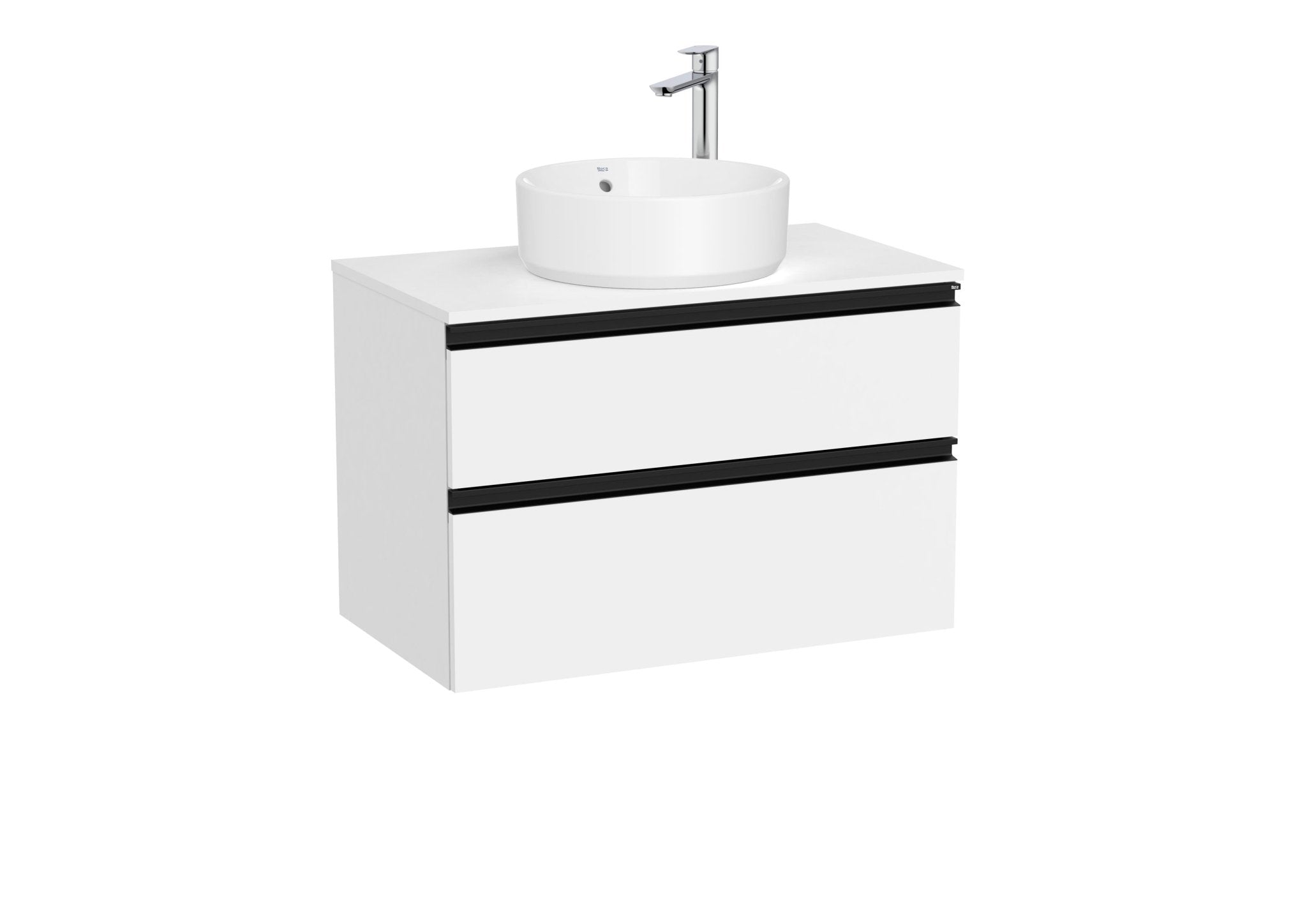 Roca - The Gap Mueble base de dos cajones para lavabo de sobre encimera - BricoandPool