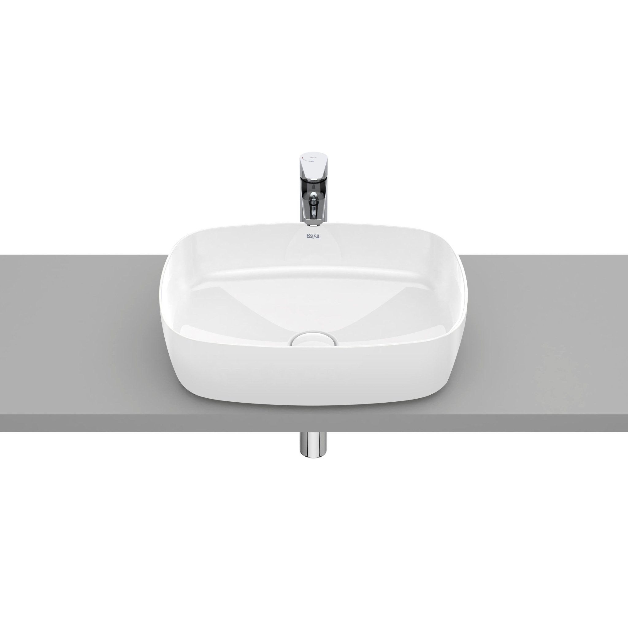 Roca - The Gap Round - Lavabo de Fineceramic® de sobre encimera - BricoandPool