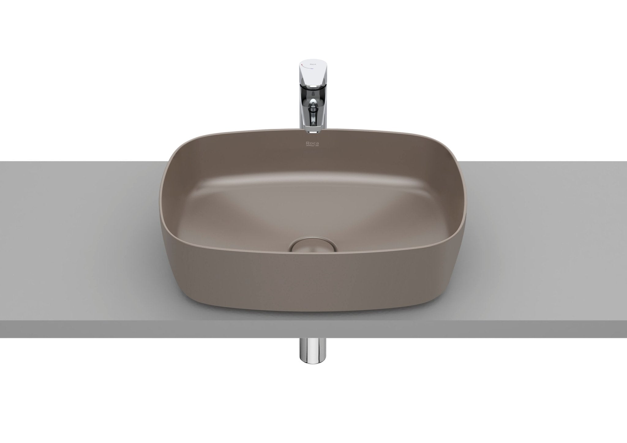 Roca - The Gap Round - Lavabo de Fineceramic® de sobre encimera - BricoandPool