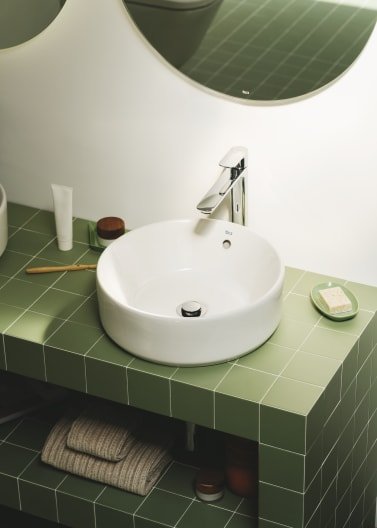 Roca - The Gap Round - Lavabo de sobre encimera - BricoandPool