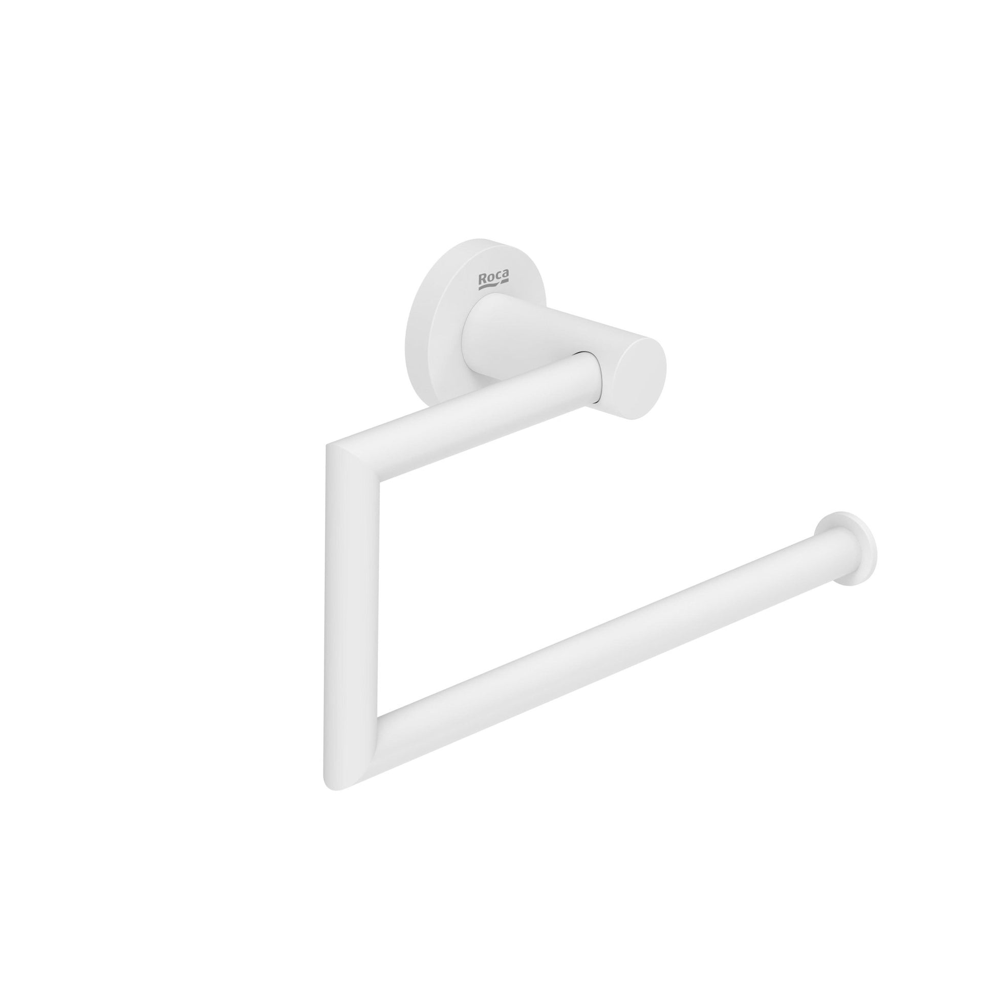 Roca - Toallero de anilla Hotels Round Blanco Mate A817579B00 - BricoandPool