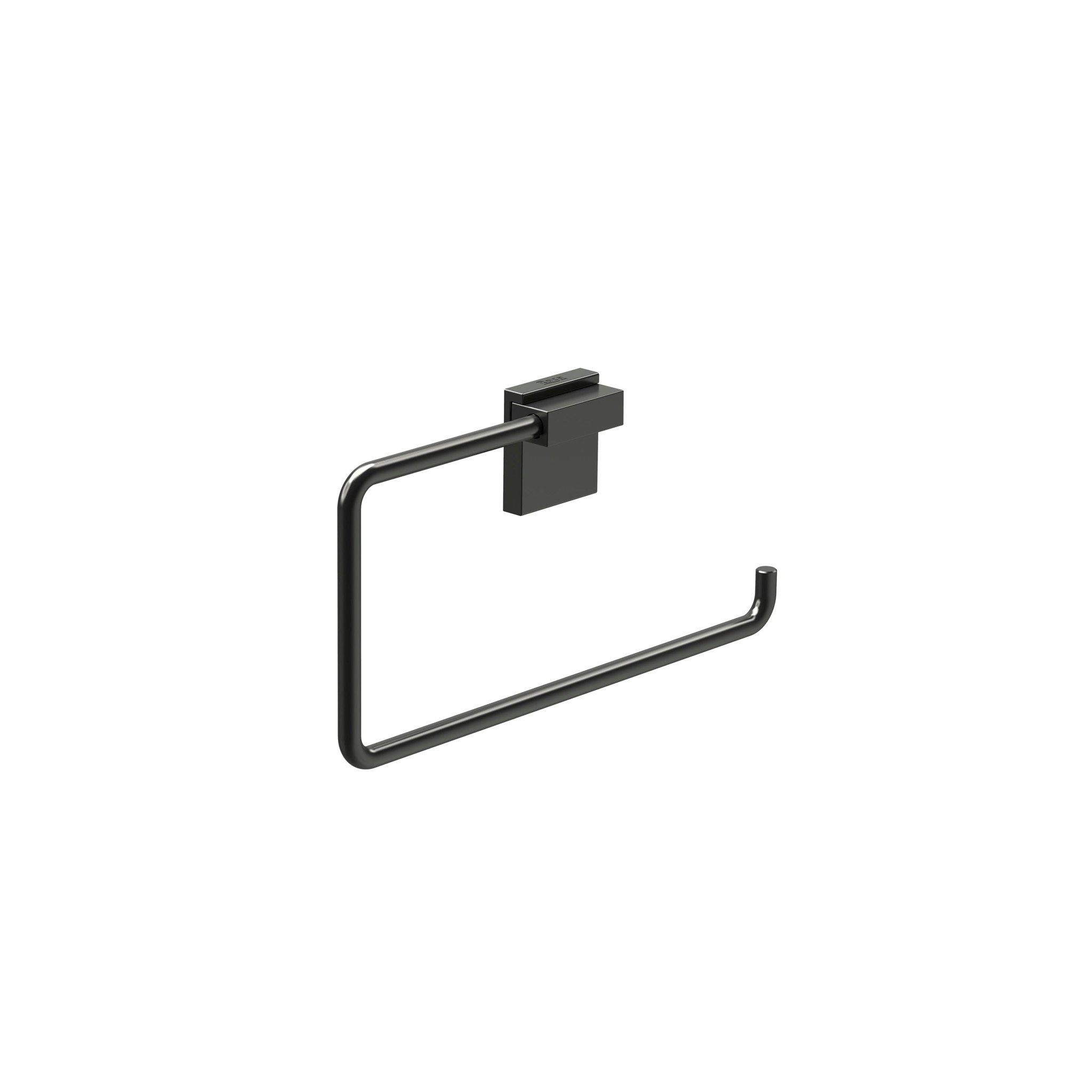 Roca - Toallero de anilla Rubik Negro Mate A816847024 - BricoandPool