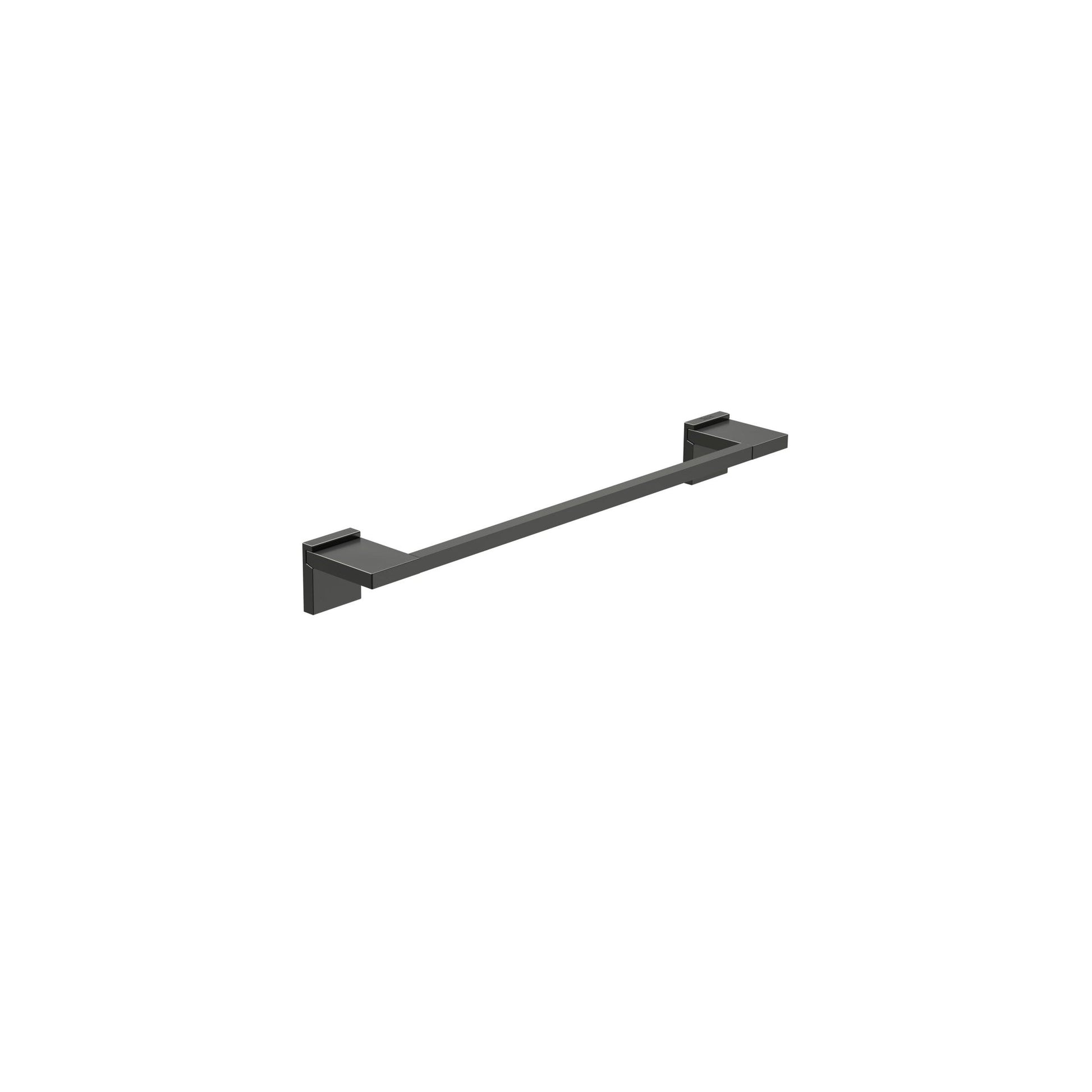Roca - Toallero de lavabo Rubik 400 mm Negro Mate A816846024 - BricoandPool