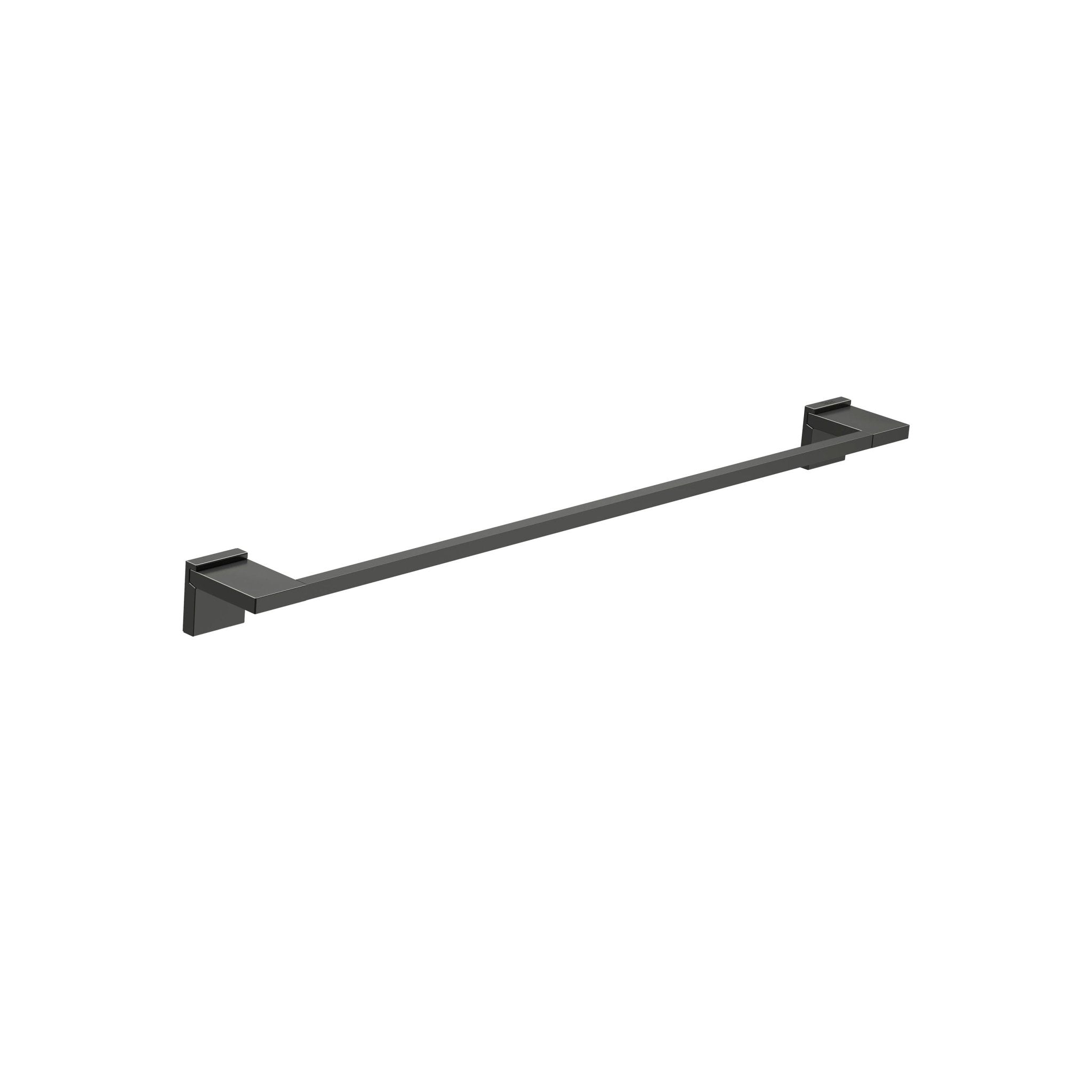 Roca - Toallero de lavabo Rubik 600 mm Negro Mate A816845024 - BricoandPool
