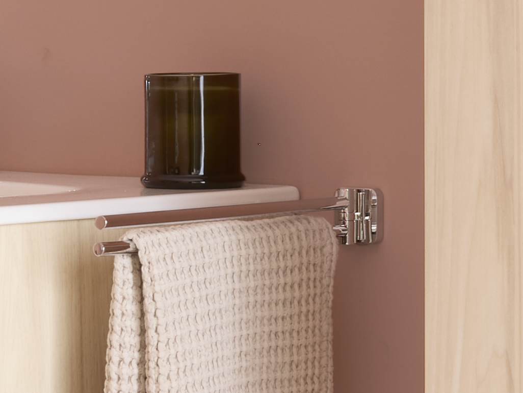 Roca - Toallero doble giratorio Victoria cromado - BricoandPool